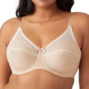 Womens WACOAL NUDE LACE BRA size 40G